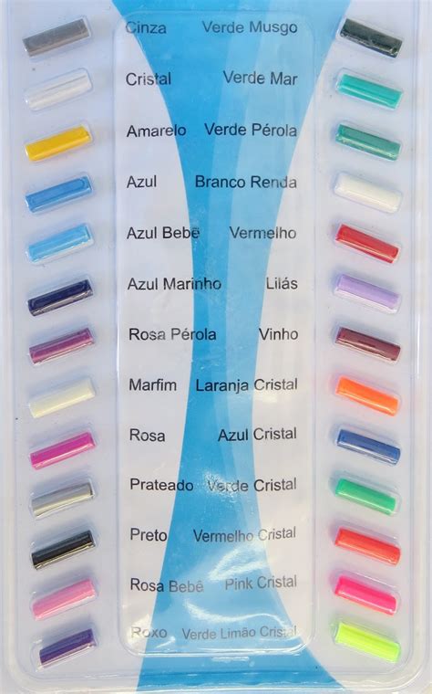 Tabela De Cores De Aparelho .